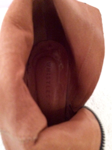 Whistles Black Leather Ankle Boots Size 5/38 - Whispers Dress Agency - Sold - 6