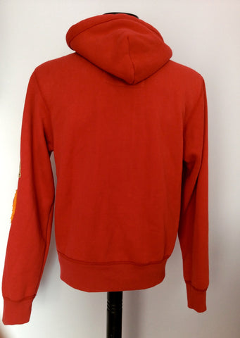 BRAND NEW HOLLISTER RED HOODED SWEATSHIRT TOP SIZE M - Whispers Dress Agency - Sold - 2