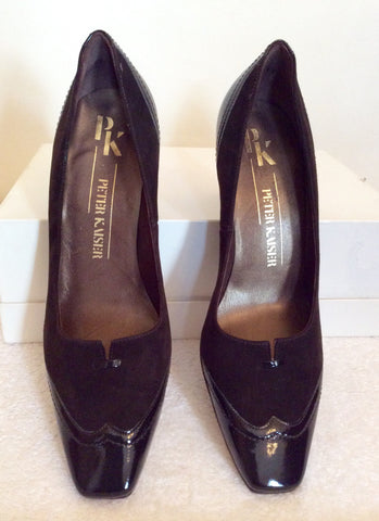 Brand New Peter Kaiser Brown Leather & Suede Court Shoes Size 6/39 - Whispers Dress Agency - Sold - 2