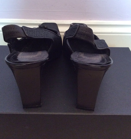 Christian Dior Black Slingback Heels Size 5.5 /38.5 - Whispers Dress Agency - Womens Heels - 4