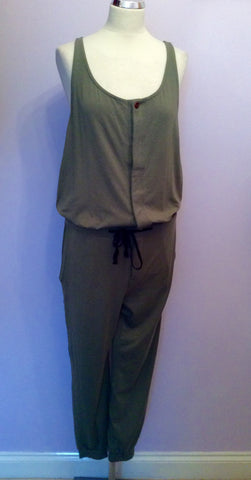 Brand New Paul Smith Khaki Green Jumpsuit Size XL - Whispers Dress Agency - Sold - 1
