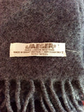 VINTAGE JAEGER GREY WOOL SCARF - Whispers Dress Agency - Vintage Accessories - 2