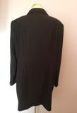 Smart Marks & Spencer Black Long Jacket Size 20 - Whispers Dress Agency - Sold - 3
