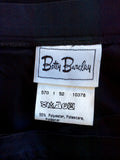 BARCLAY BLACK WRAP AROUND CALF LENGTH SKIRT SIZE 12 - Whispers Dress Agency - Womens Skirts - 3