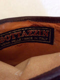Vintage Bottazzin Dark Brown Leather Boots Size 4/37 - Whispers Dress Agency - Vintage Shoes - 6