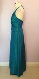Monsoon Turquoise Silk Halterneck Top & Long Evening Skirt Size 10 - Whispers Dress Agency - Womens Dresses - 3