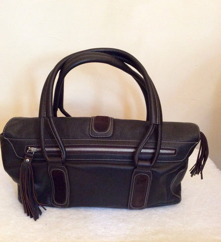 Brand New Billy Bag London Dark Brown Leather Shoulder Bag - Whispers Dress Agency - Shoulder Bags - 2