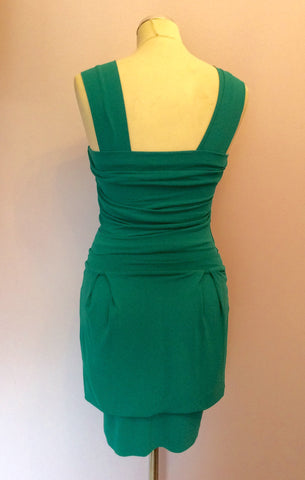 Gorgeous Couture Green Stretch Mini Dress Size S - Whispers Dress Agency - Womens Dresses - 3