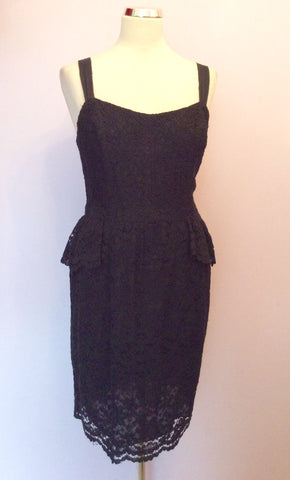 Brand New Whistles Black Lace 'Patience' Dress Size 14/16 - Whispers Dress Agency - Womens Dresses - 2