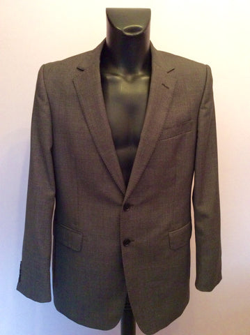 Jaeger 'Mayfair' Charcoal Grey Fleck Wool Suit Size 42R/34W - Whispers Dress Agency - Mens Suits & Tailoring - 2