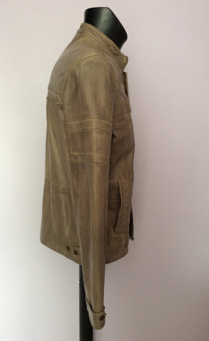 Lakeland Dark Beige Soft Leather Jacket Size 38 - Whispers Dress Agency - Sold - 4