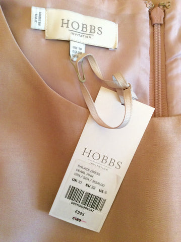 Brand New Hobbs Pearl Pink 'Palace' Pencil Dress Size 10 - Whispers Dress Agency - Sold - 3