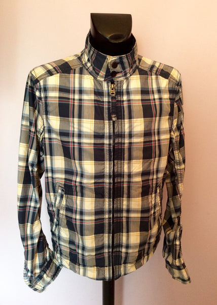 Abercrombie & Fitch Blue Check Hamilton Jacket Size XL - Whispers Dress Agency - Mens Coats & Jackets - 1