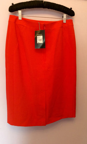 Brand New Jasper Conran Orange Pencil Skirt Size 12 - Whispers Dress Agency - Womens Skirts - 2