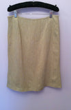 Burberry Natural / Beige Straight Skirt Size 44 UK 12 - Whispers Dress Agency - Sold - 1