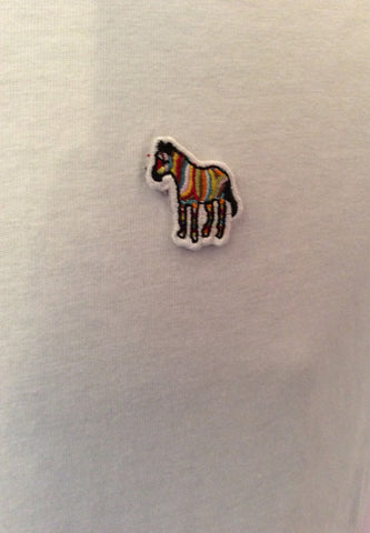 Paul Smith White Cotton Short Sleeve T Shirt Size L - Whispers Dress Agency - Sold - 2