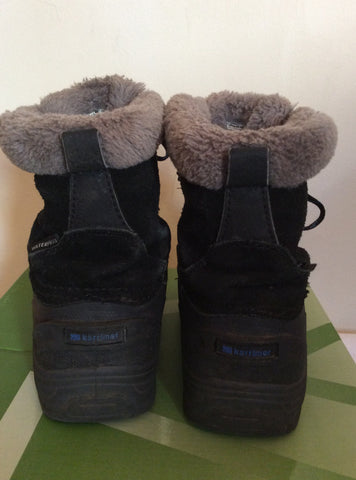Karrimor Junior Black/Blue Suede Snow/Walking Boots Size 11 - Whispers Dress Agency - Boys Footwear - 4