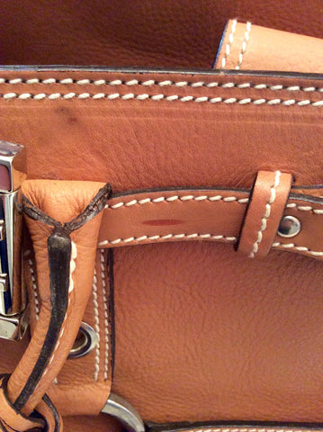 Luella Tan Leather Gisele Tote Bag - Whispers Dress Agency - Handbags - 6