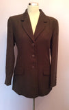 Laura Ashley Brown Wool Skirt Suit Size 10 - Whispers Dress Agency - Womens Suits & Tailoring - 2
