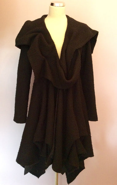 Kelly Ewing Black Quirky Coat Size 10 - Whispers Dress Agency - Sold - 1