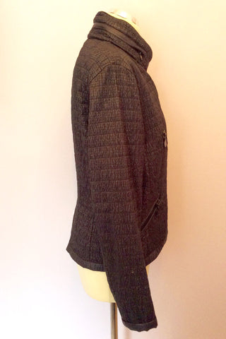Moncler Black Smocked 'Glacier' Jacket Size 4/XL - Whispers Dress Agency - Sold - 5