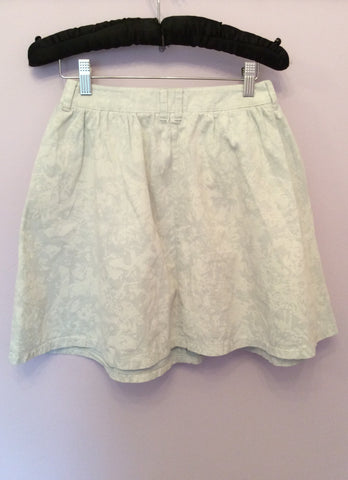 REISS 1971 KATLYN ICE BLUE FLARED COTTON SKIRT SIZE 8 - Whispers Dress Agency - Womens Skirts - 6