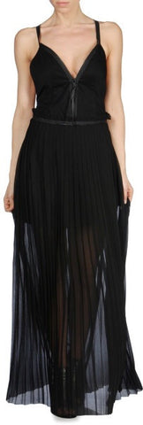 Brand New Diesel D-Furcass-A Black Pleated Maxi Dress Size XL - Whispers Dress Agency - Womens Dresses - 4