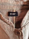 Hobbs Light Brown Linen Jacket Size 14 - Whispers Dress Agency - Womens Coats & Jackets - 3