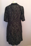 Per Una Black & Grey Print Dress & Coat Suit Size 8/10 - Whispers Dress Agency - Womens Suits & Tailoring - 3