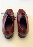 Smart Barker Brown Leather Lace Up Shoes Size 6.5E / 39.5 - Whispers Dress Agency - Mens Formal Shoes - 4
