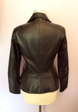 Zara Black Leather Jacket Size S - Whispers Dress Agency - Womens Coats & Jackets - 3