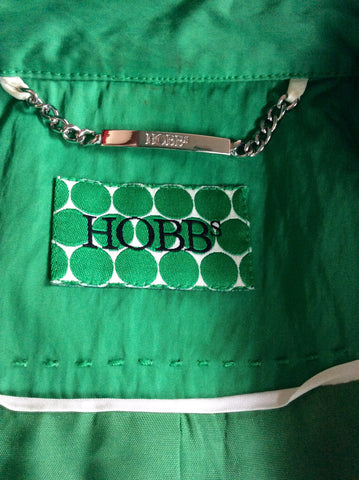 HOBBS EMERALD GREEN MAC/COAT SIZE 16 - Whispers Dress Agency - Sold - 6