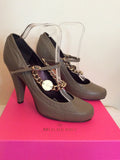Mulberry Khaki / Olive Carter Character Leather Heels Size 7/40 - Whispers Dress Agency - Womens Heels - 2