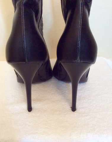 Daniel Black All Leather Heeled Ankle Boots Size 5/38 - Whispers Dress Agency - Sold - 3