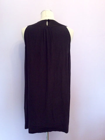 Whistles Black Silk Shift Mini Dress Size 14 - Whispers Dress Agency - Womens Dresses - 3