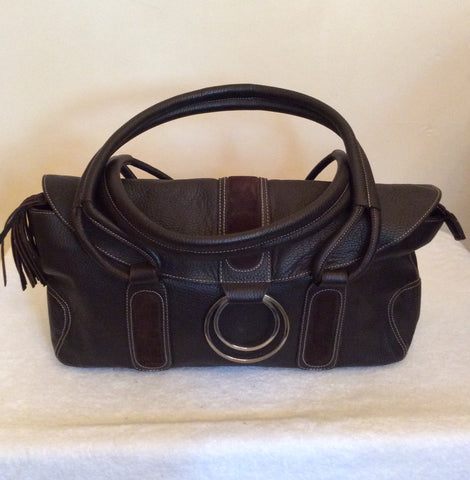 Brand New Billy Bag London Dark Brown Leather Shoulder Bag - Whispers Dress Agency - Shoulder Bags - 1