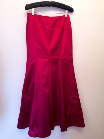 Coast Red Satin Bustier Top & Long Evening Skirt Size 10/12 - Whispers Dress Agency - Sold - 5