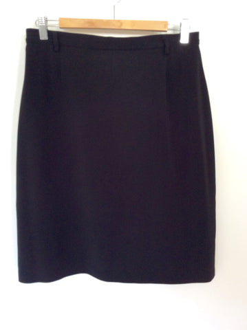 BETTY BARCLAY BLACK PENCIL SKIRT SIZE 16 FIT 12/14 - Whispers Dress Agency - Womens Skirts - 1