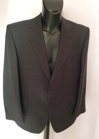 Magee Dark Charcoal Grey Pinstripe Suit Size 44S/38S - Whispers Dress Agency - Sold - 2