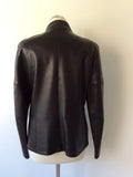 LAKELAND BLACK SOFT LEATHER ZIP UP JACKET SIZE 14 - Whispers Dress Agency - Womens Coats & Jackets - 3