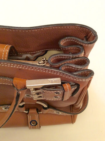 Luella Tan Leather Gisele Tote Bag - Whispers Dress Agency - Handbags - 4