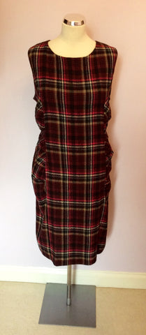 PHASE EIGHT CHECK PENCIL DRESS SIZE 20 - Whispers Dress Agency - Womens Dresses - 1