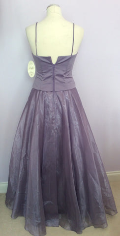 Brand New Yve London Mauve Ball Gown / Prom Dress Size S - Whispers Dress Agency - Womens Dresses - 5