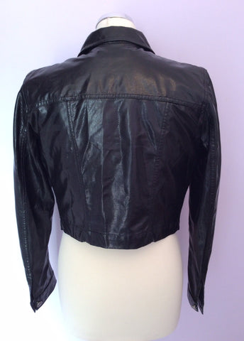 VALENTINO JEANS BLACK PVC TROUSER SUIT SIZE 10 - Whispers Dress Agency - Womens Suits & Tailoring - 3