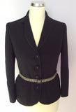 Moschino Cheap And Chic Black Skirt Suit Size 8/10 - Whispers Dress Agency - Womens Suits & Tailoring - 2