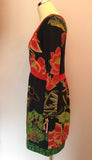 Desigual Multi Coloured Print Dress Size XL - Whispers Dress Agency - Sold - 3