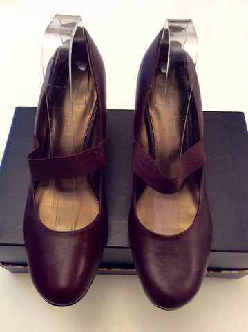 Marks & Spencer Brown Leather Mary Jane Heels Size 6.5/40 - Whispers Dress Agency - Womens Heels - 2