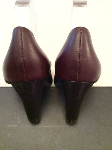 Marks & Spencer Brown Leather Mary Jane Heels Size 6.5/40 - Whispers Dress Agency - Womens Heels - 3