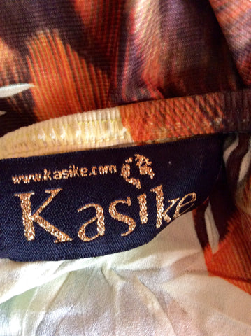 Kasike Green & Brown Print Strappy Dress One Size - Whispers Dress Agency - Womens Dresses - 4