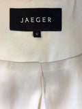 JAEGER NATURAL/ BEIGE CLASSIC BELTED MAC TRENCH COAT SIZE 12 - Whispers Dress Agency - Sold - 7